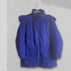 Eddie Bauer Vintage Down Coat Blue Size L